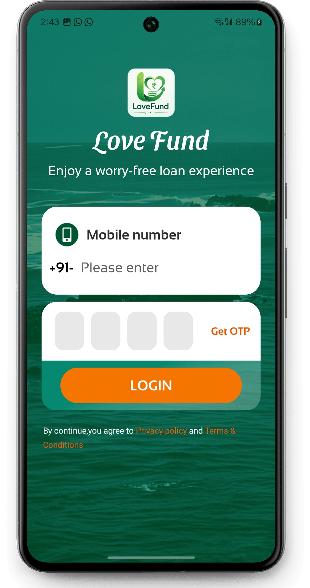 LoveFund App Screenshot 2